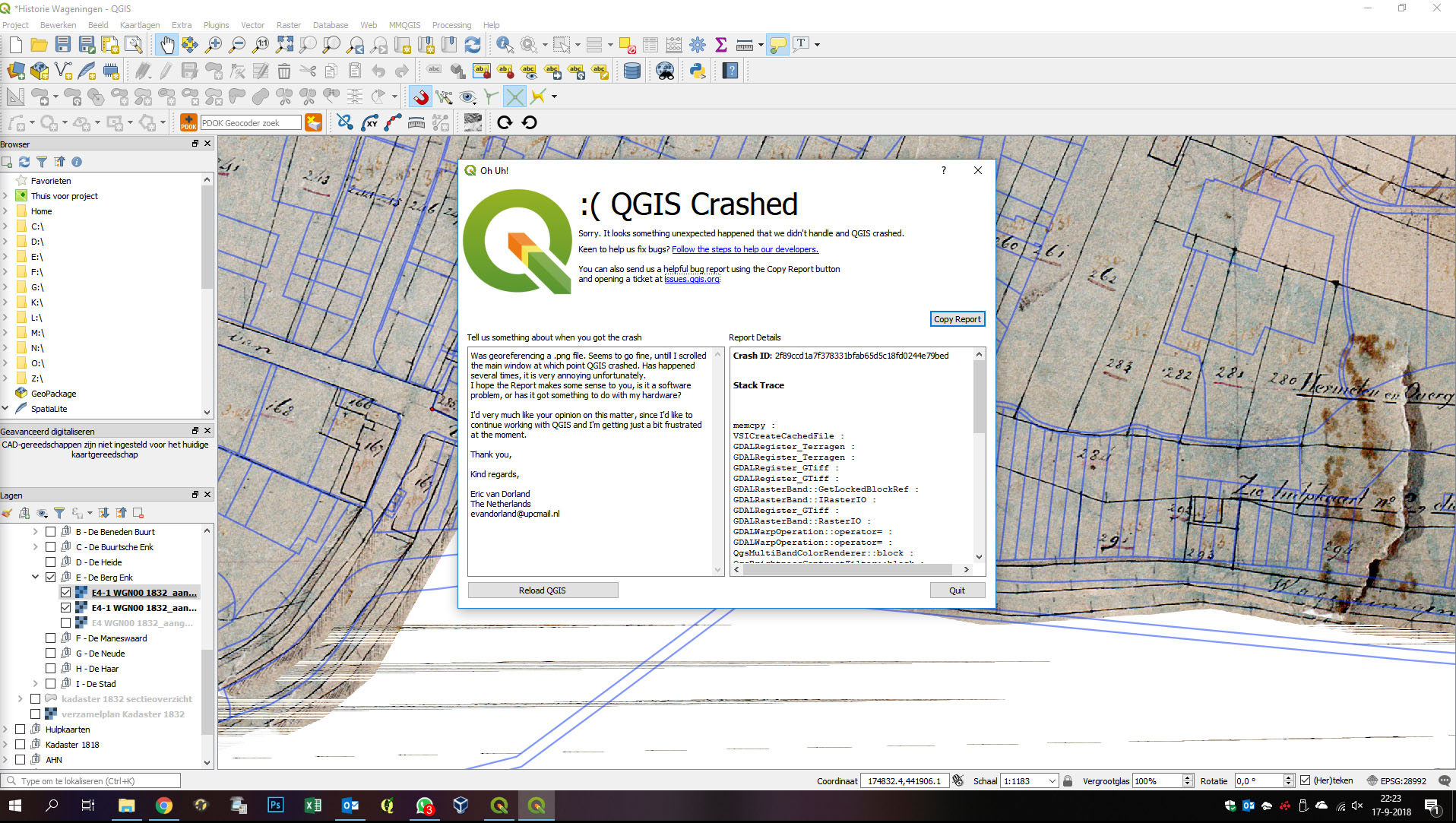 Qgis Crashed After Georeferencing Issue Qgis Qgis Github Hot Sex Picture